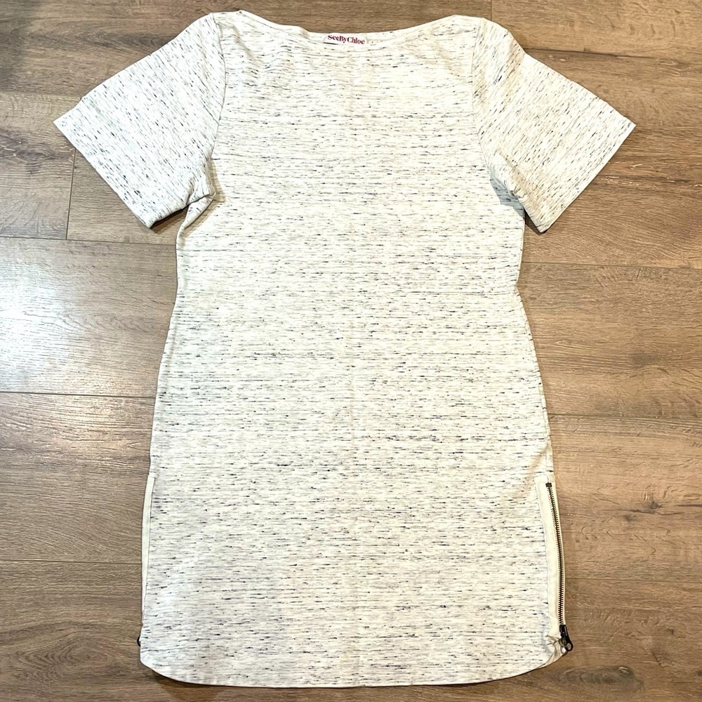 [See by Chloe] Marled T-shirt Dress  GB 12 /NA 8